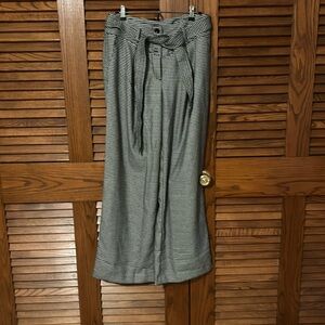 Houndstooth Black and White Wide Leg Women’s pants